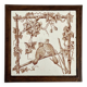 Ironstone bird trivet “Le Favori” Longwy