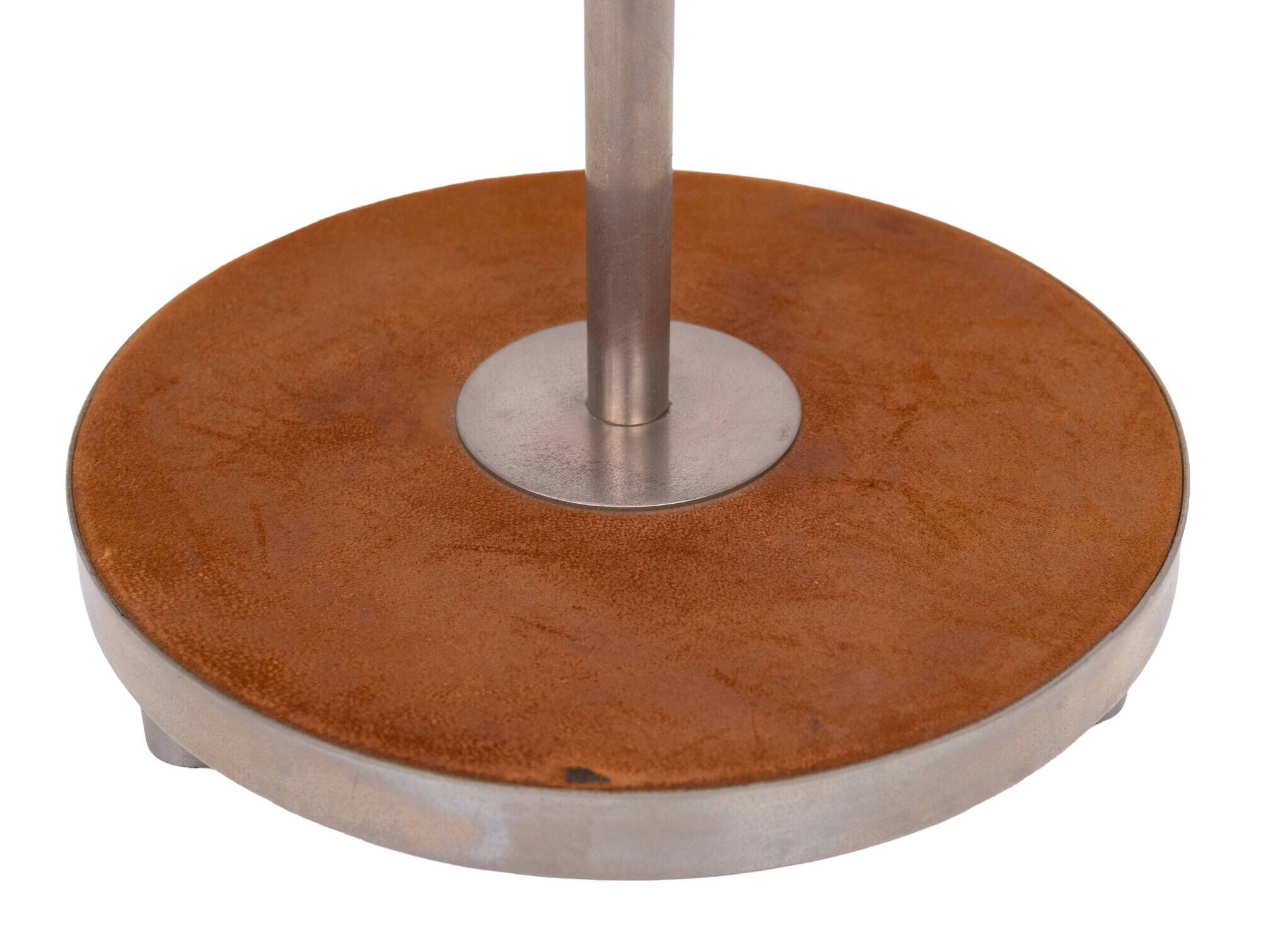 Table or Desk lamp Leather inlay attrib to J.T.Kalmer 1960s