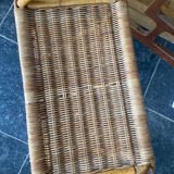 Rattan magazine holder