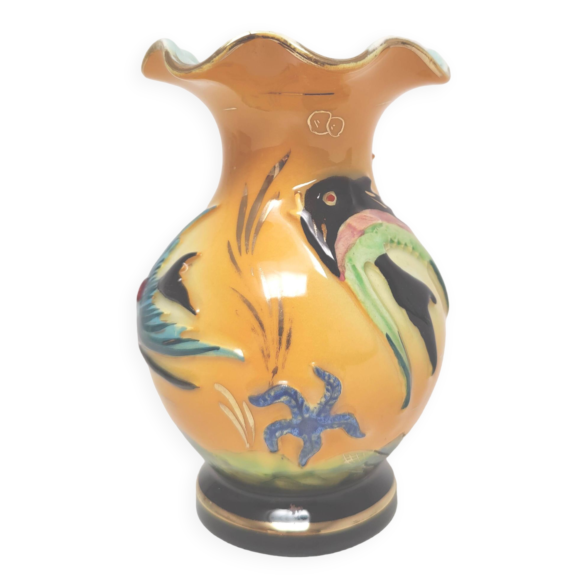 Ceramic vase Monaco workshop Cerdazur seabed