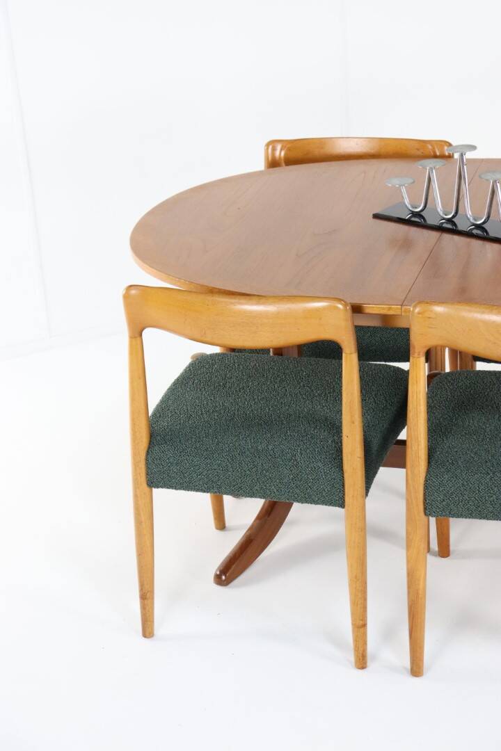 Set of 4 Danish Chairs 'Bjerremose'