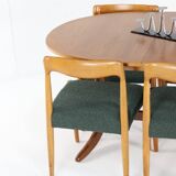 Set of 4 Danish Chairs 'Bjerremose'