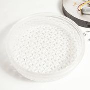 S+ Megal round ceiling light in black and opaque Swiss machined glass 90