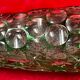 Carved crystal vase of green color - Work of Bruno LEHRER H : 25 cm