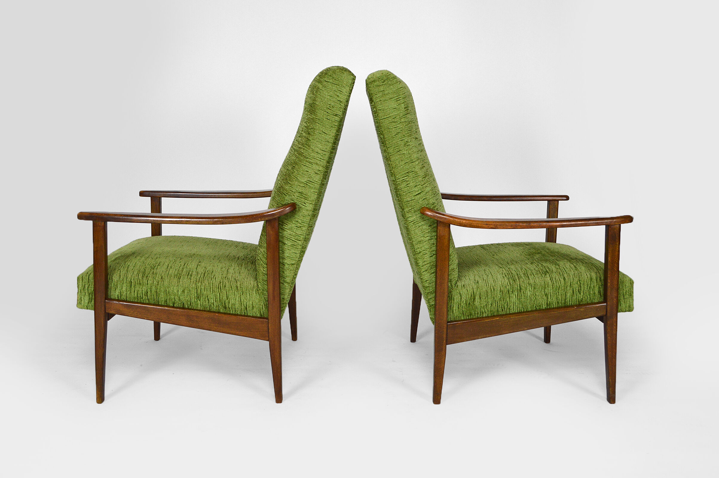 Paire de fauteuils scandinaves, mid-century