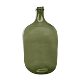 Green and oval demijohn