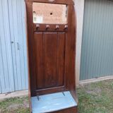 Wooden coat rack trunk