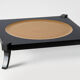 Handcrafted square tray in solid greek walnut