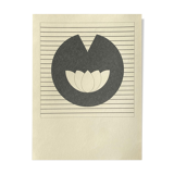Water lily Grey screen printing 1981