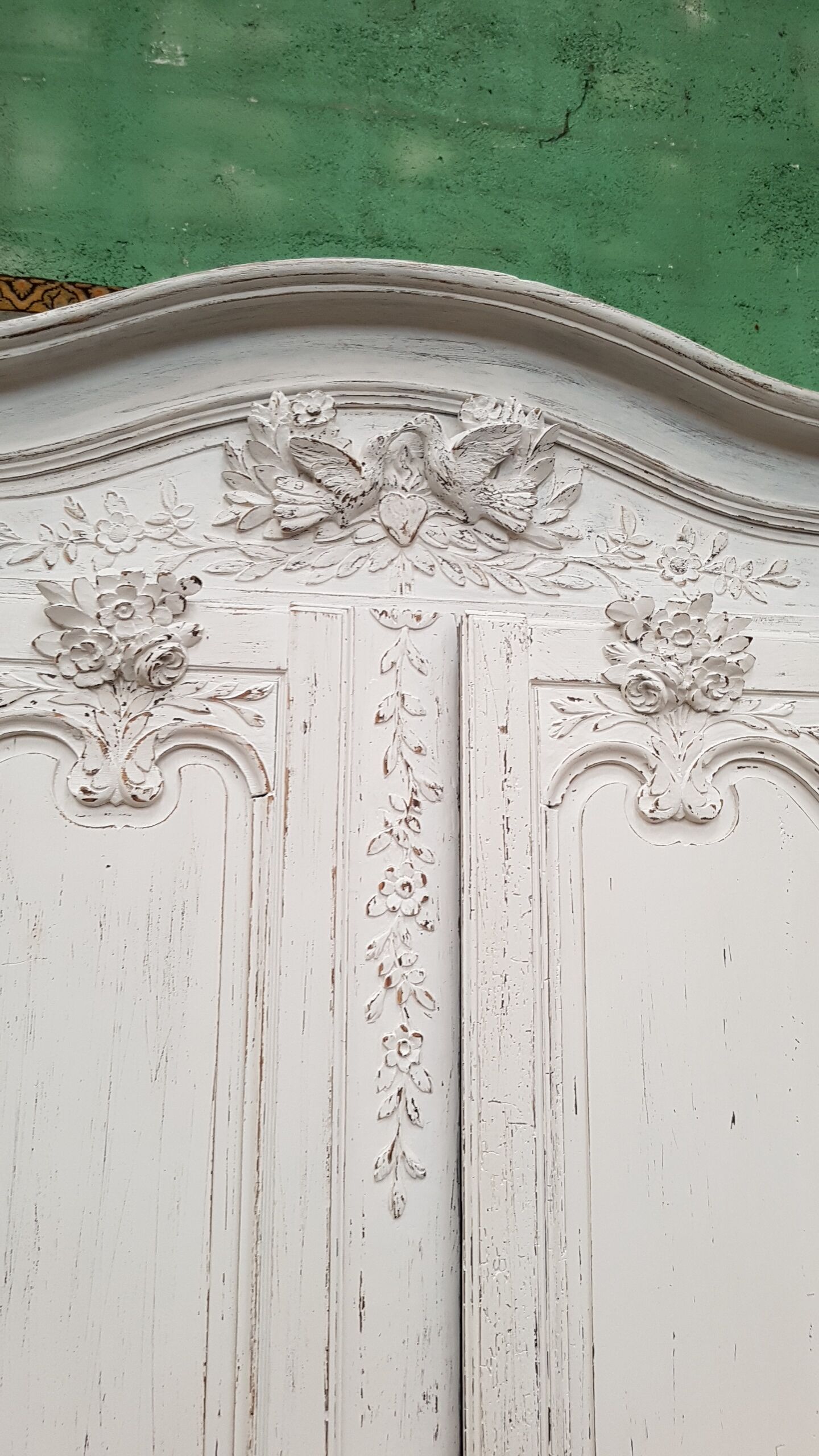 Old closet repainted in white, 19th