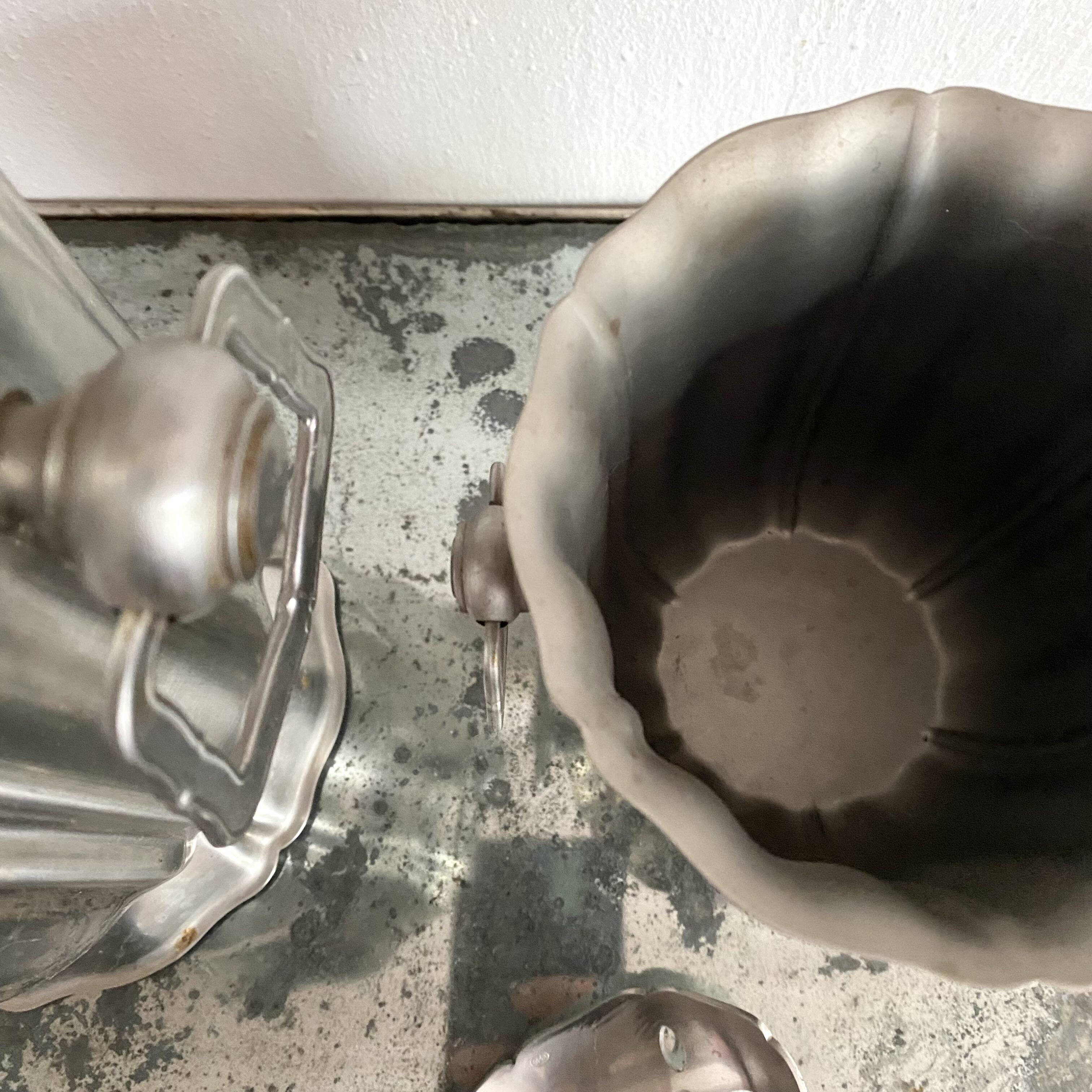 Champagne bucket set and stainless steel ice bucket Jean COUZON