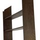 Vintage wooden wall shelve rack bookshelf in oak