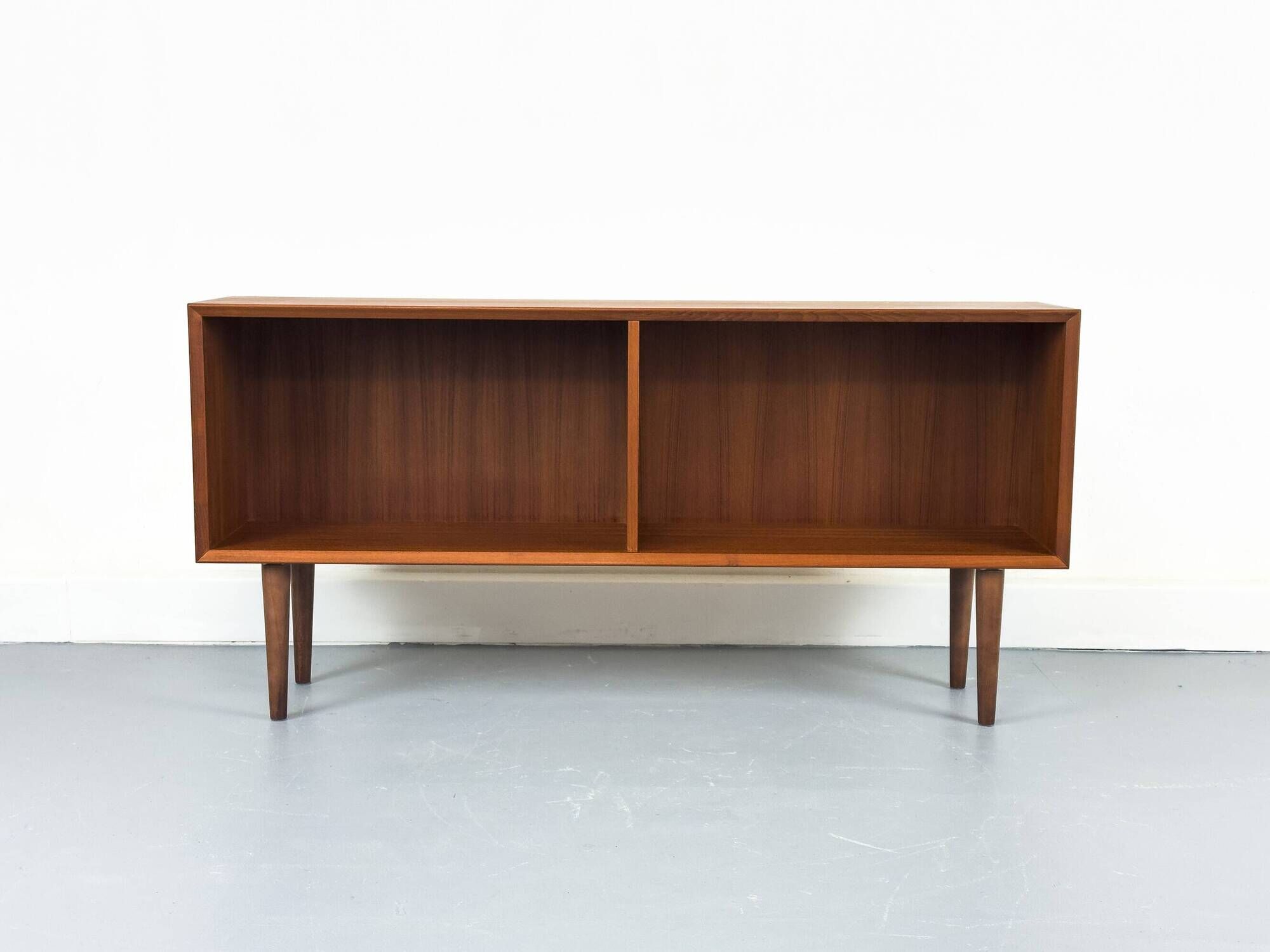 Low Teak Shelf from Brouer Furniture Factory, 1960s