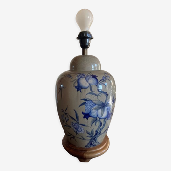 Pied de lampe porcelaine