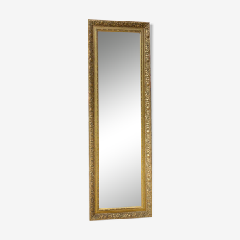 Miroir de style Napoleon III glace biseauté 132x42cm