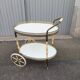 Vintage ivory and brass service