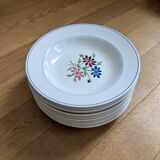 Set of 12 VF Paris soup plates
