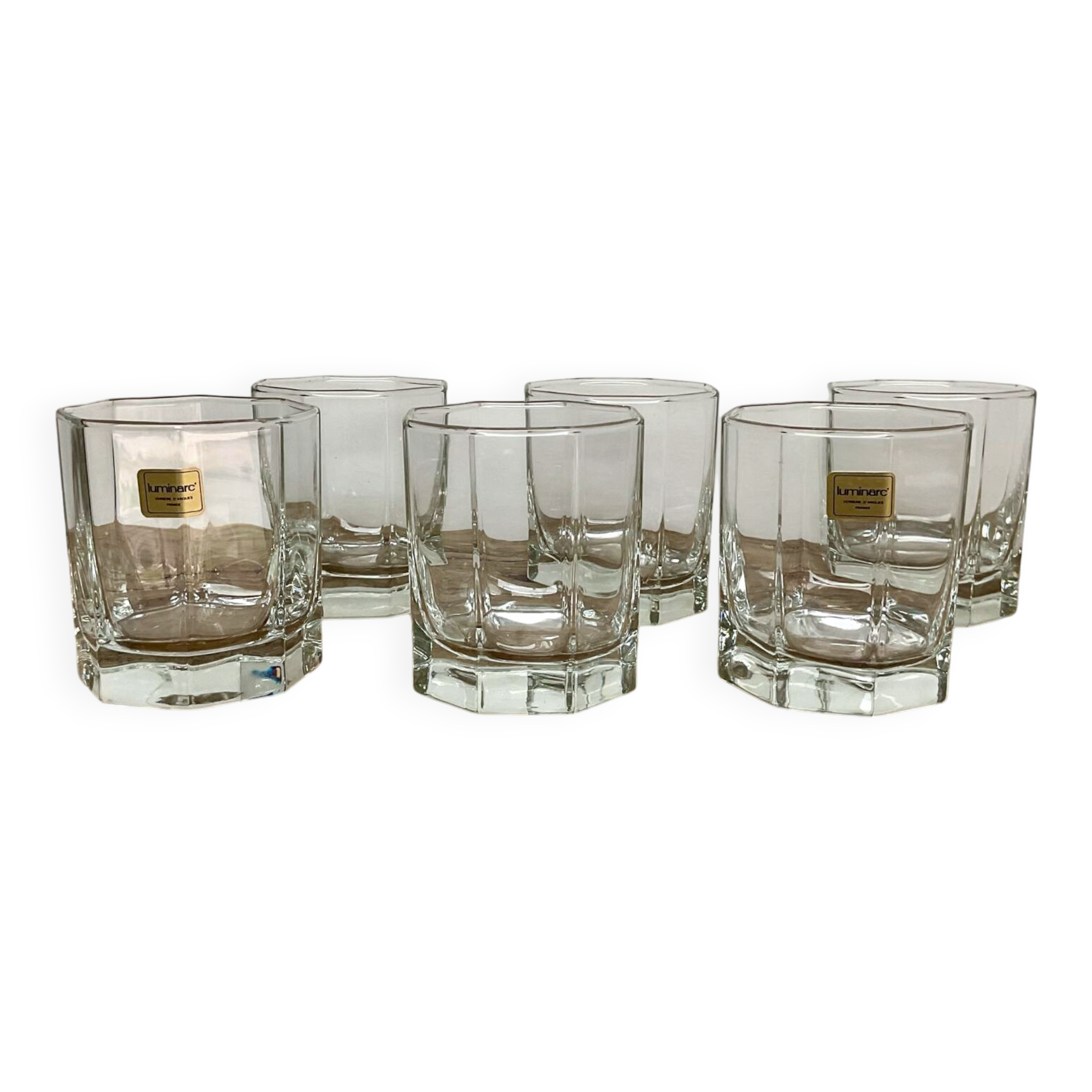 6 vintage LUMINARC “Octime” glasses
