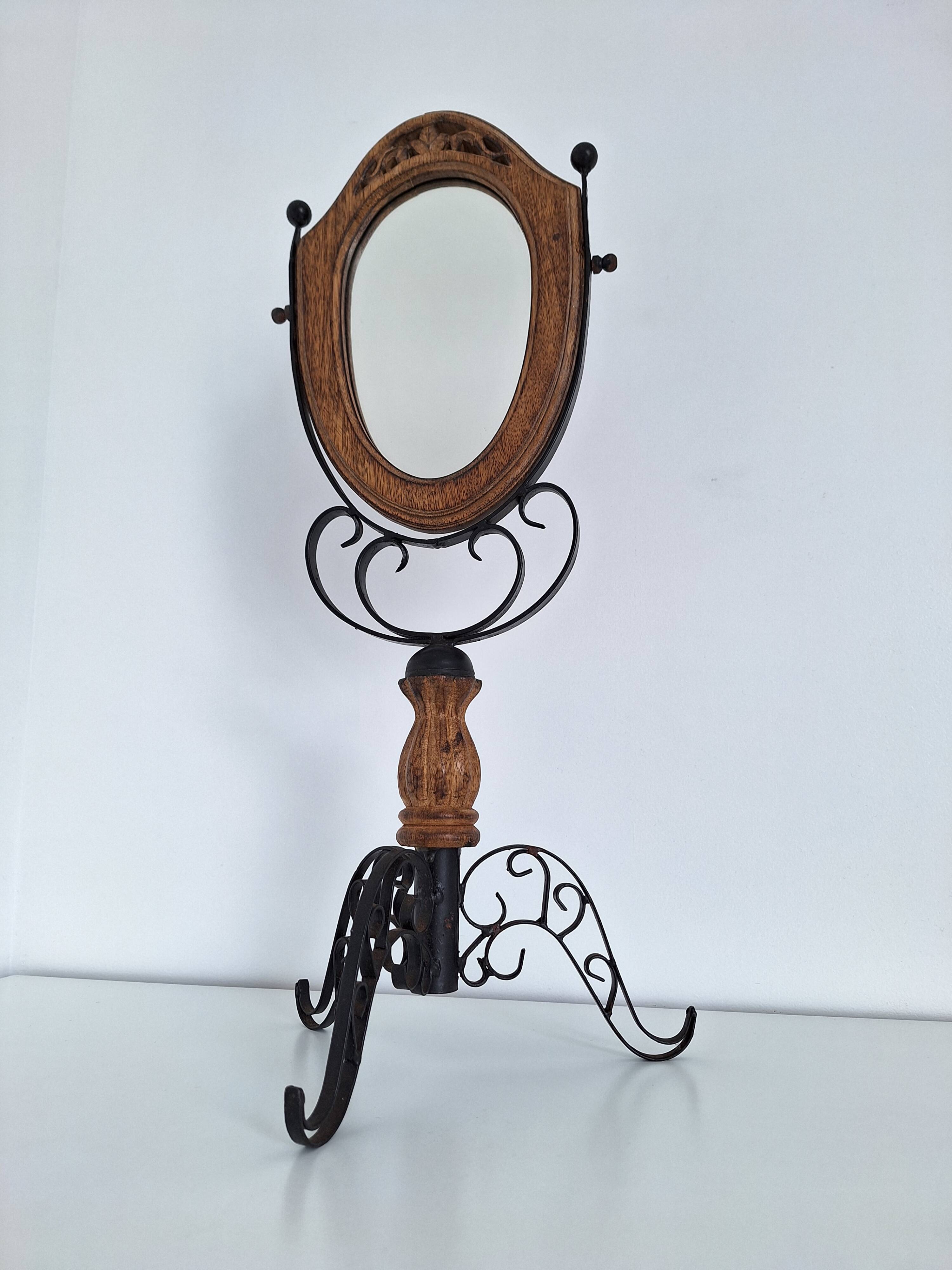 Baroque table mirror 25x56cm