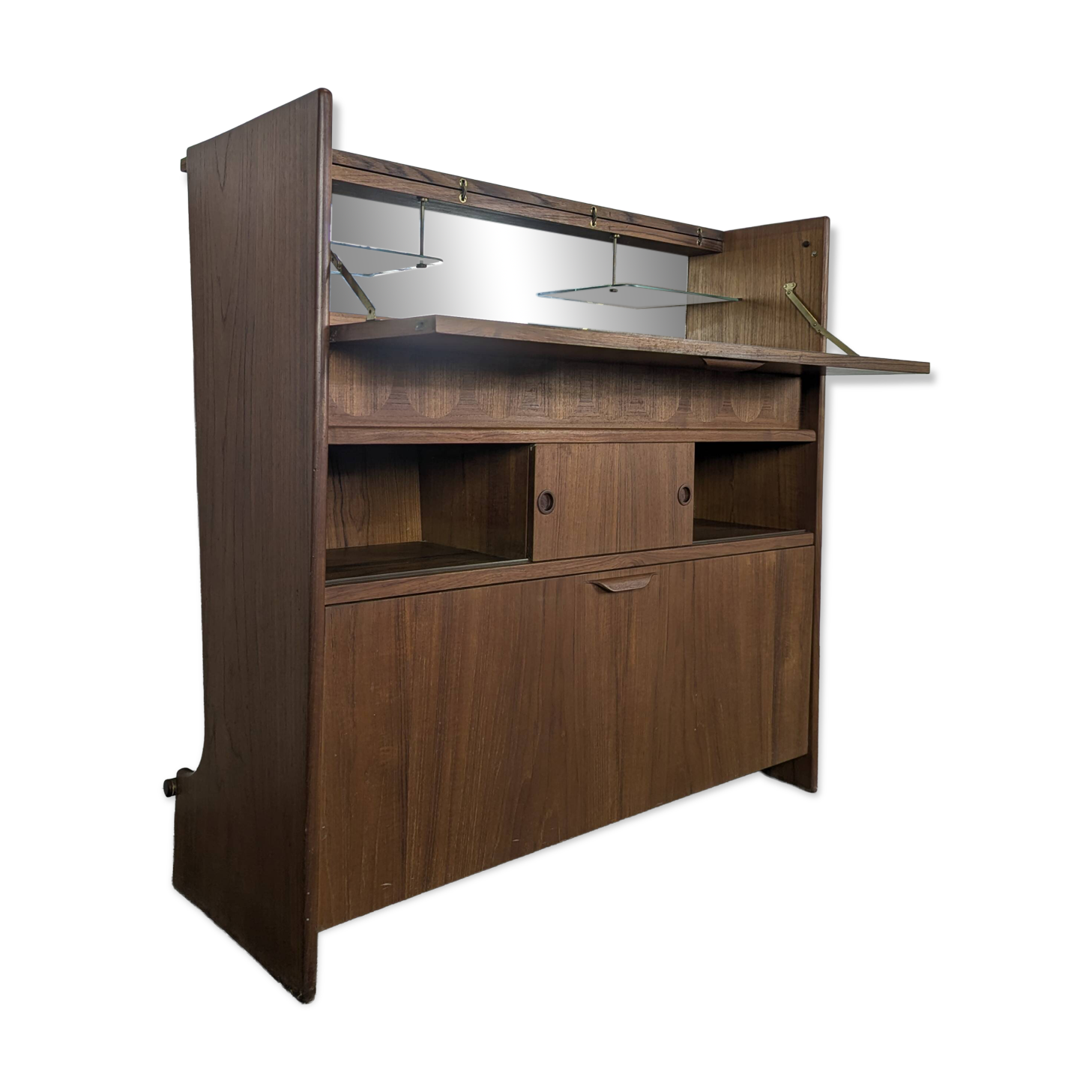 Model bar SK 661 in rosewood by Johannes Andersen for Skanning & Son.