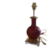 Lampe ancienne sang de bœuf