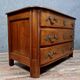 Louis XIV period arched chest of drawers in walnut circa 1720