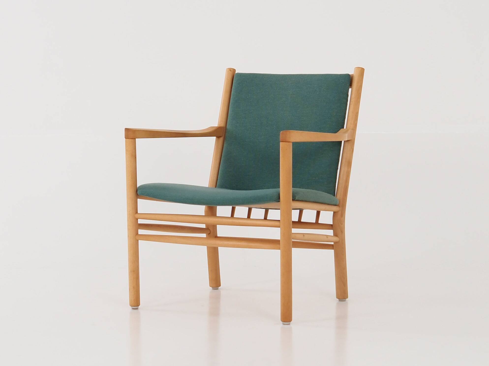 Beech armchair, Danish design, 1970s, designer: Erik Ole Jørgensen, manufacture: Tarm Stole & Møbelf