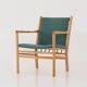 Beech armchair, Danish design, 1970s, designer: Erik Ole Jørgensen, manufacture: Tarm Stole & Møbelf