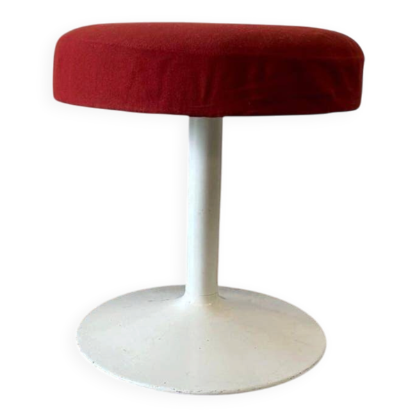 Tabouret vintage space age avec pied tulipe