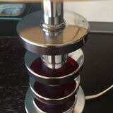 Chrome lamp and wild silk