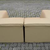 Modular Lübke Quattro Q System Leather Sofa
