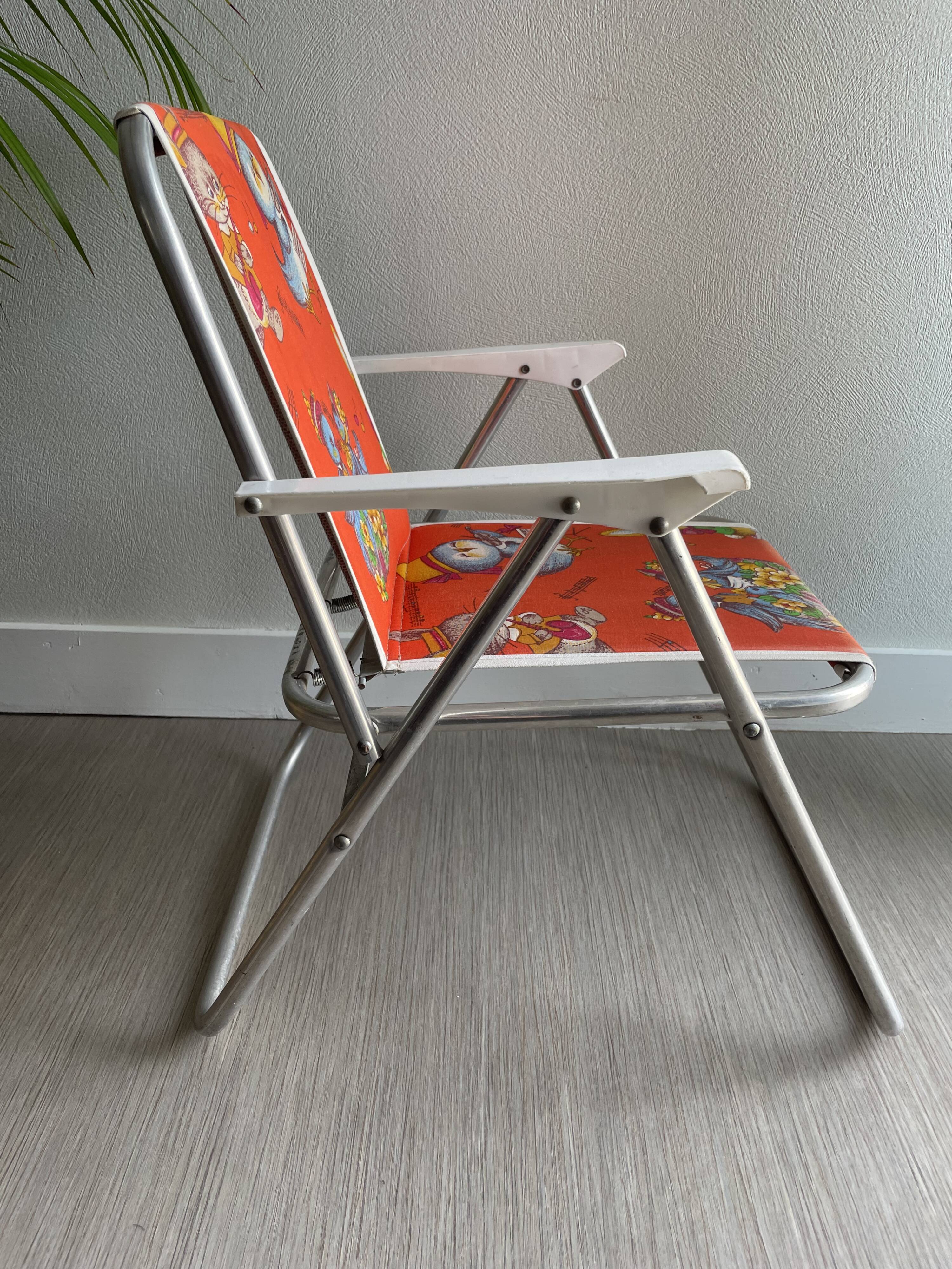 Vintage children's camping chair