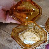 Bohemian Crystal Art Deco Toiletry Set