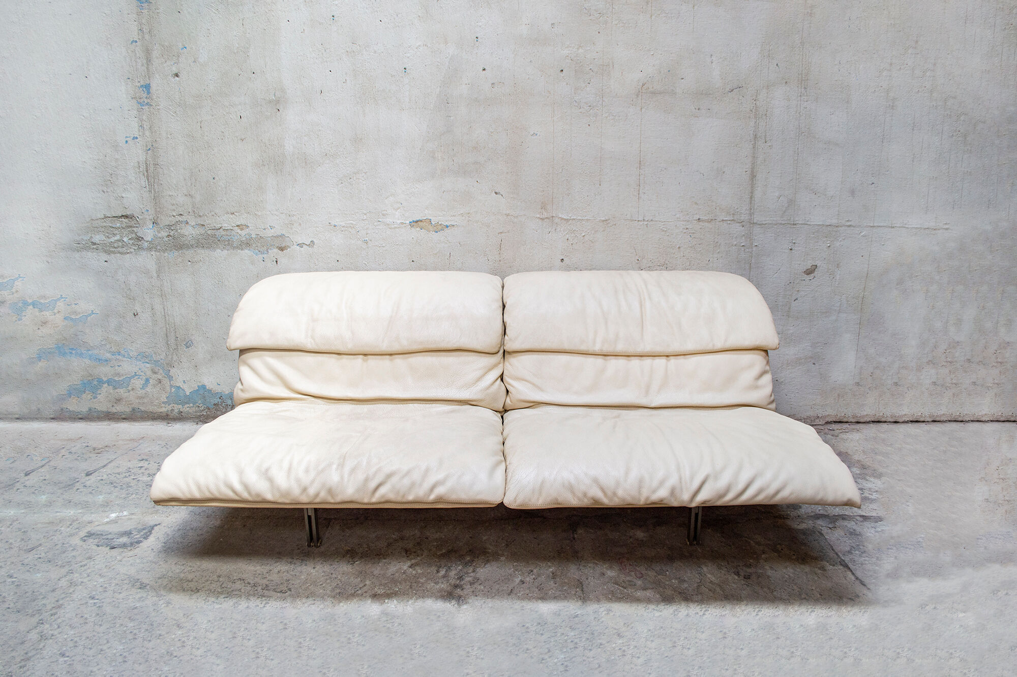 Wave two-seater sofa by Gianni Offredi for Saporiti Italia, 70s