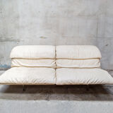 Wave two-seater sofa by Gianni Offredi for Saporiti Italia, 70s