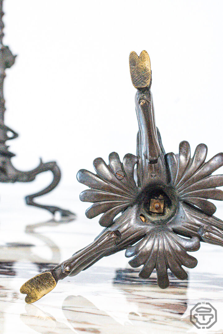 Pair of victor Paillard bronze candlesticks