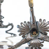Paire de chandeliers en bronze Victor Paillard