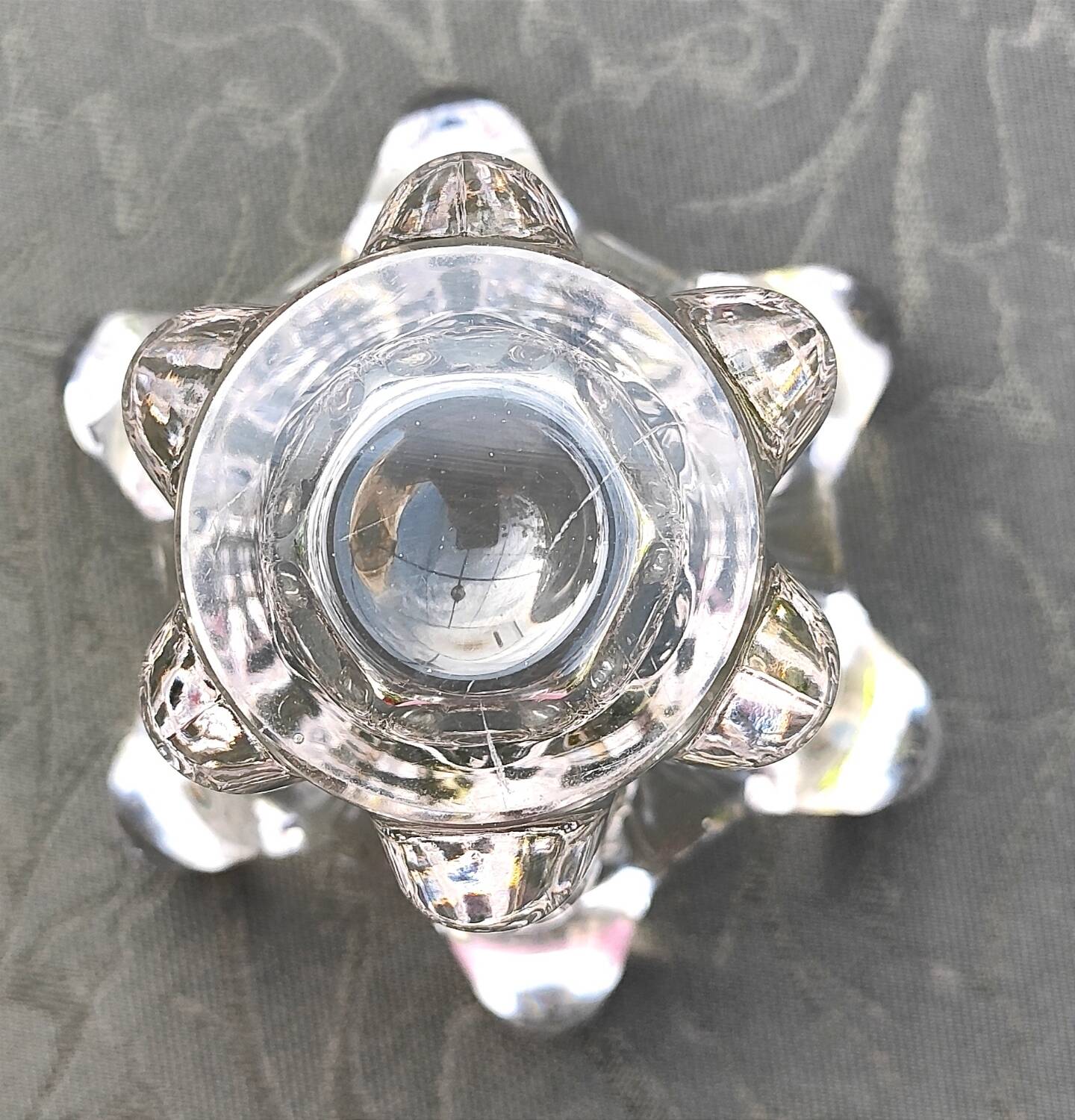 Crystal vase called giraffe head