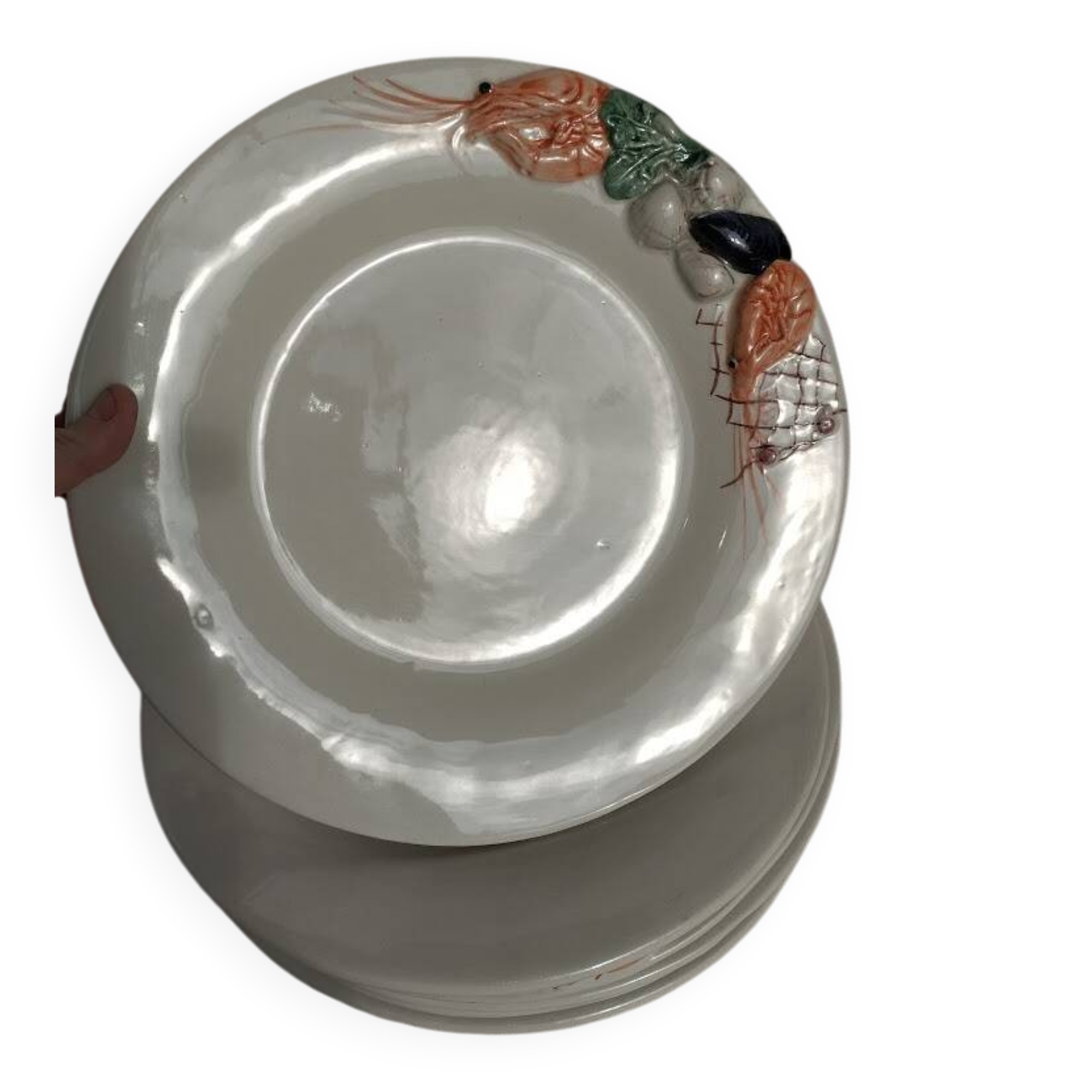 Barbotine plates