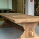 400 × 120 Reclaimed Oak Dining Table : Rustic Barn Wood, Handmade