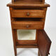 Art nouveau bedside by Mathieu Gallerey in mahogany, circa 1920