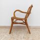 Vintage bamboo and rattan armchair, Florida style, Italy, 1970s.