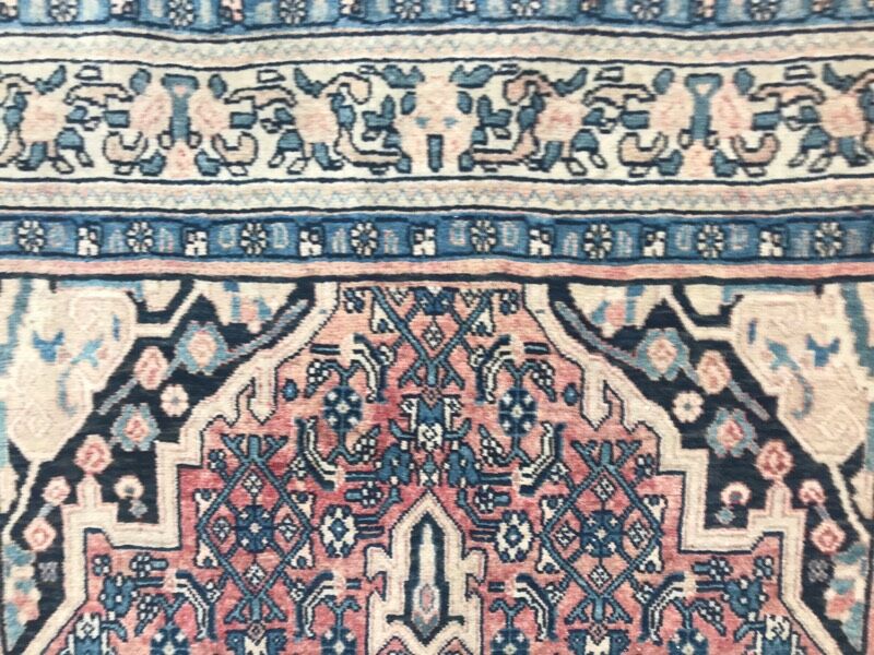 Handmade Tabriz ancient Persian rug - 108x160 cm