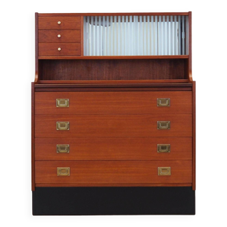 Teak secretary, Danish design, 1970s, production: Denmark