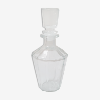 Vintage transparent bottle