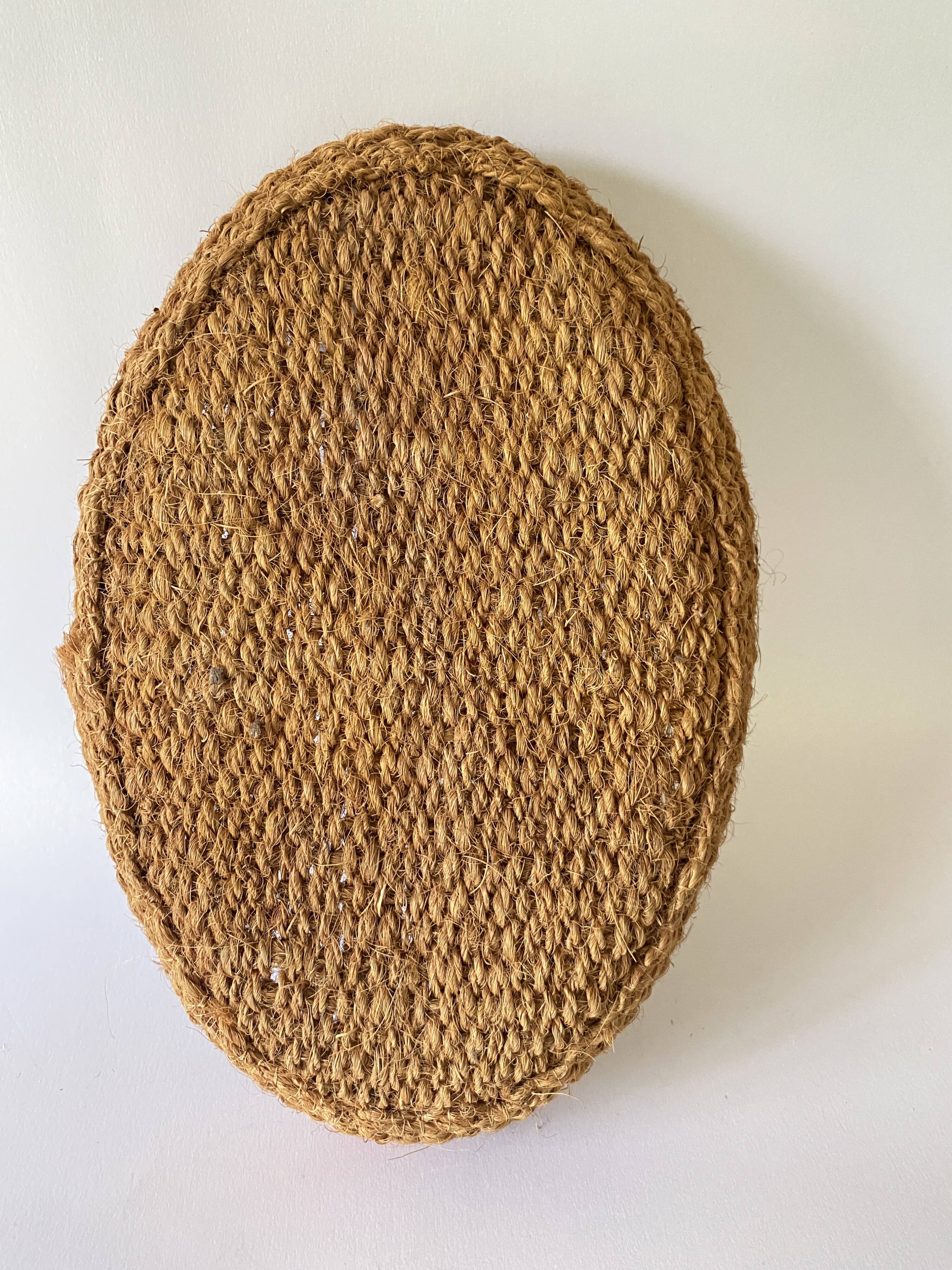 Panier en fibre végétale, tissage provençal