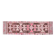 Vintage Turkish Oushak pink handmade wool runner rug 82x311