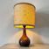 Vintage orange lava table lamp Krösselbach