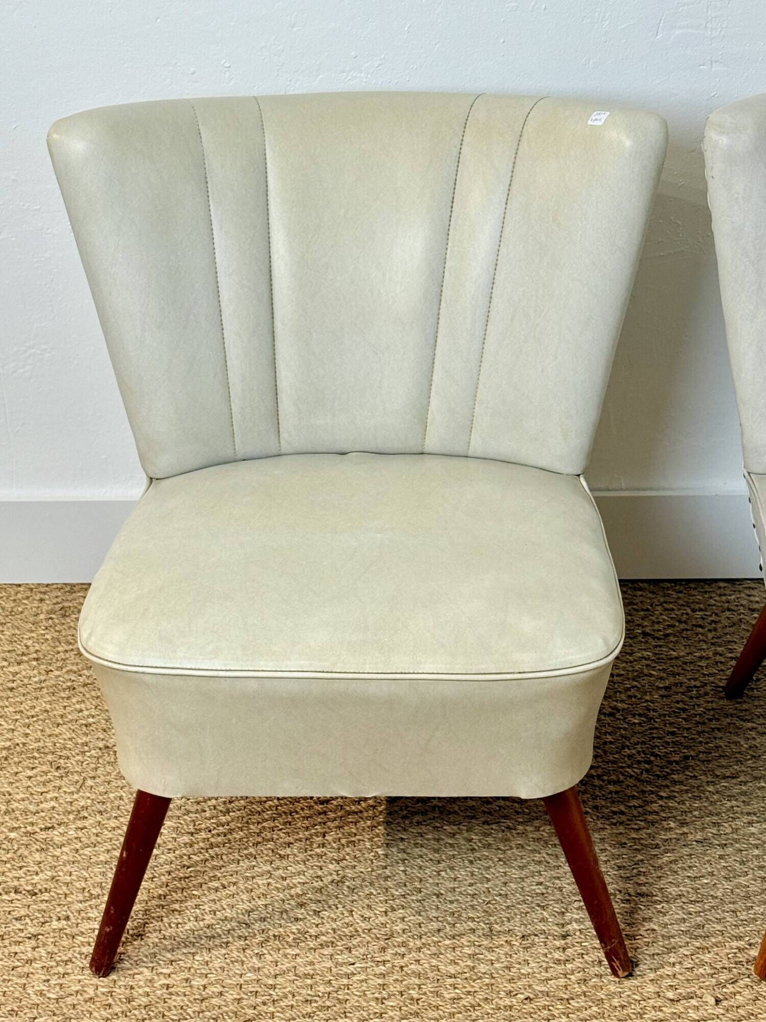 Pair of vintage cocktail armchairs