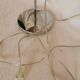 Lampe articulée, plastique et chrome, champignon, style 1970